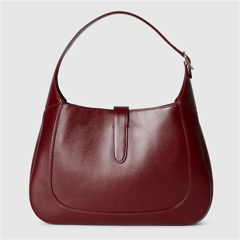 gucci rosso|gucci leather shoulder bag.